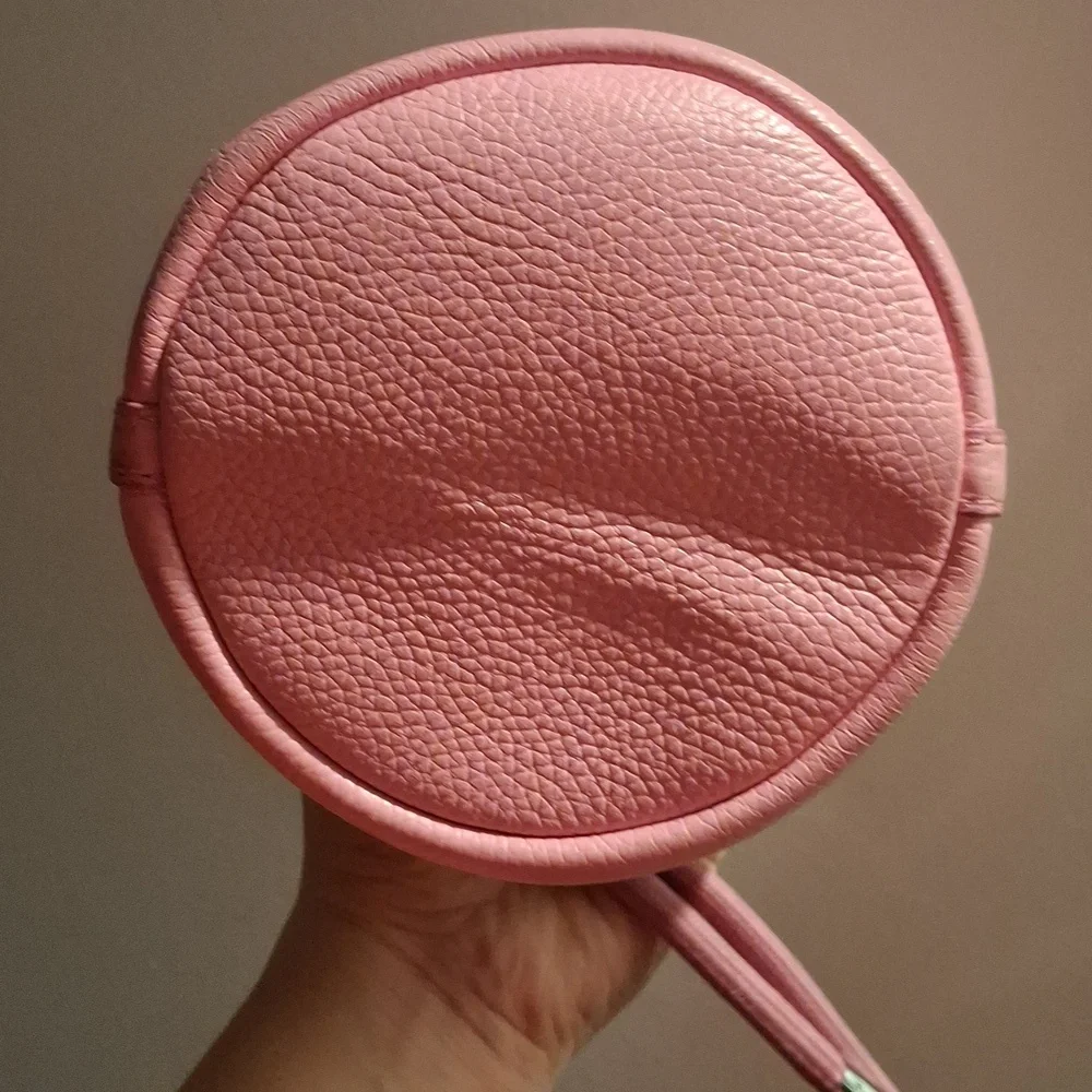 Marc Jacobs The Bucket Pink Mini Bag Is Missing The Shoulder Strap - Picture 11 of 11